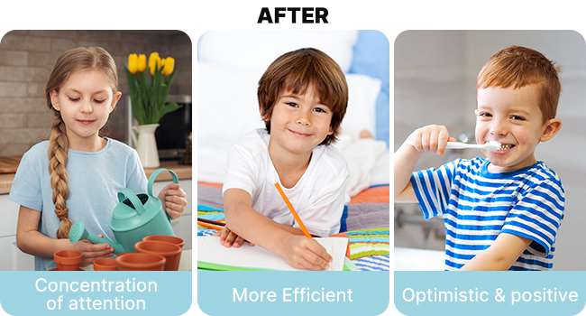 The visual timer can solve it!