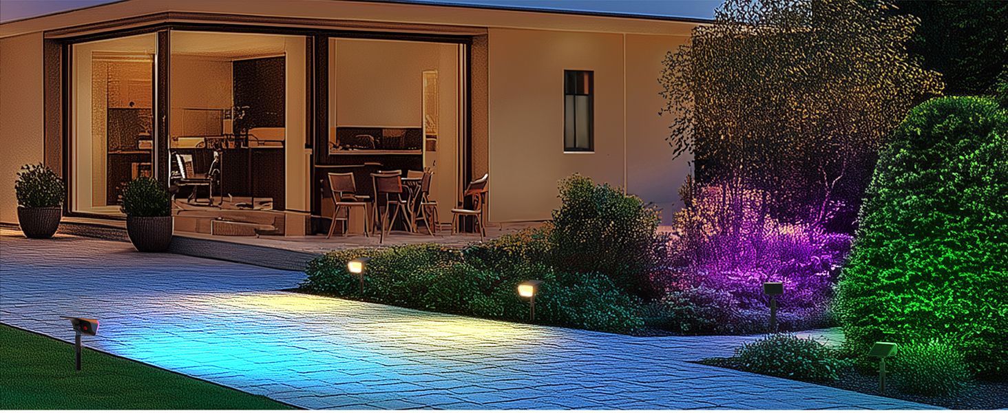 solar lights outdoor waterproof