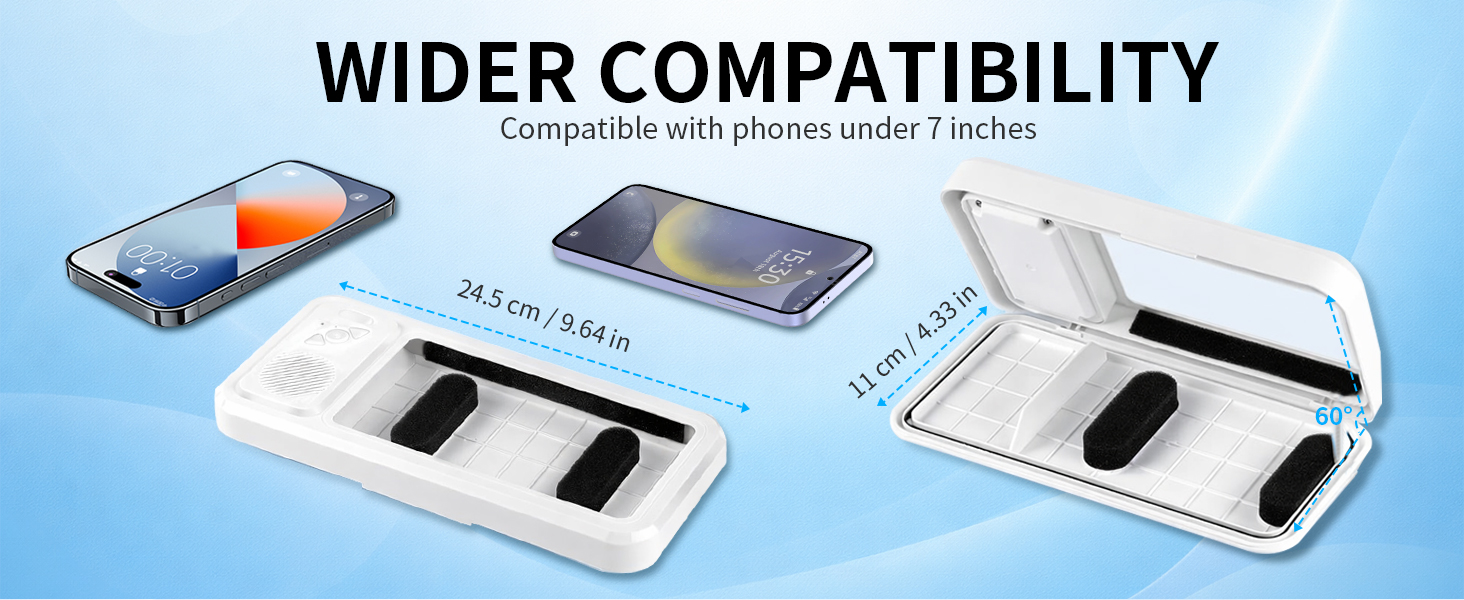 bathroom phone holder