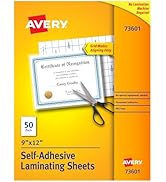 Avery Clear Laminating Sheets, 9