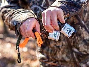 Code Blue Double Drag shown with Doe Estrous and Buck Urine