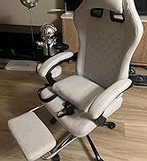 Giantex Gaming Chair, Ergonomic Computer Chair with Headrest, Lumbar Support, Linkage Armrests, R...