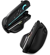 Mumba Mouse Grip for Nintendo Switch 2 JonCons, [2 Pack] Ergonomic Gamer Grip Holder with Super S...