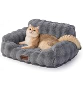 ZOMISIA Cat Couch Bed for Indoor Cats - Orthopedic Cat Sofa with Supportive Egg Foam, Fluffy Cute...