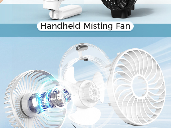 portable handheld fan