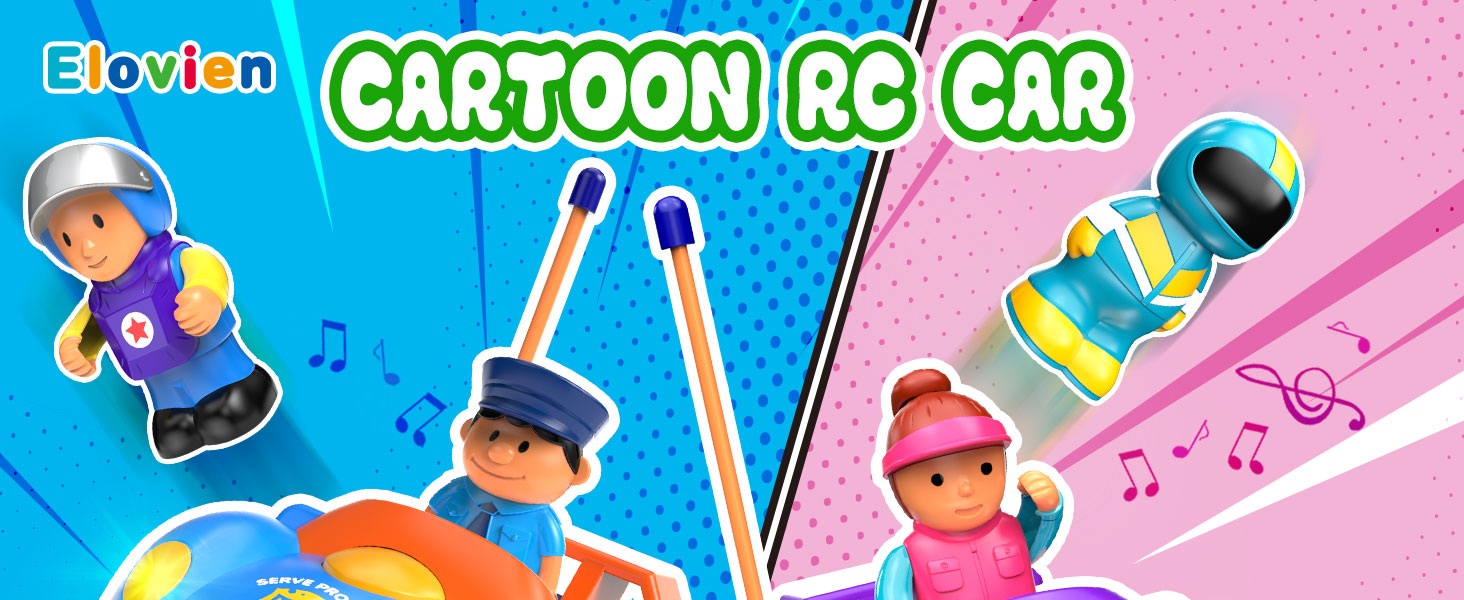 remote control police car for toddlers 1-3 2-4