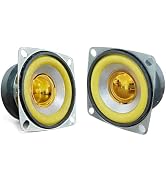Gikfun 2" 3Ohm 5W Full Range Speaker 2-Pack, 2 Inch Mini Speaker for Arduino DIY Speaker Boom Box...
