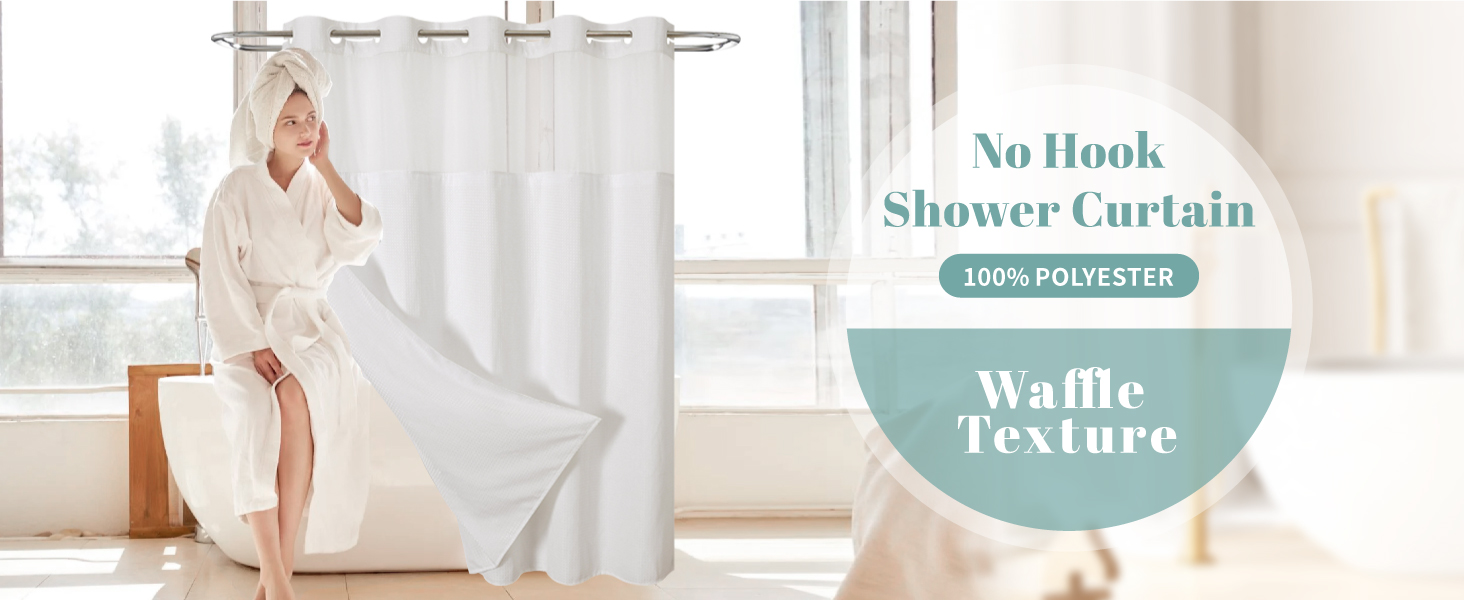 shower curtain with liner
