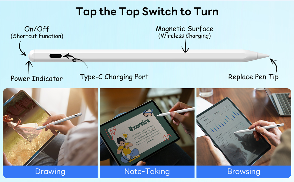 fine point stylus pens for touch screens ipad drawing pen apple pencil 1 kids stylus