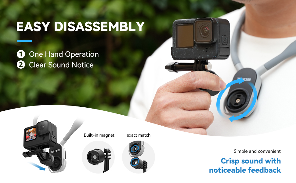 neck mount for action mamera