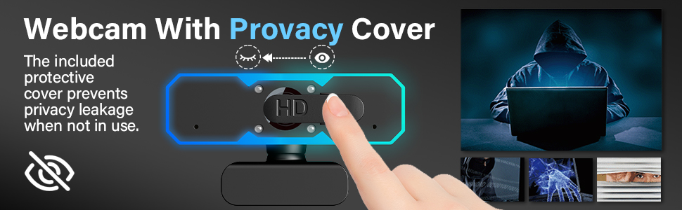 webcam with procacy cover