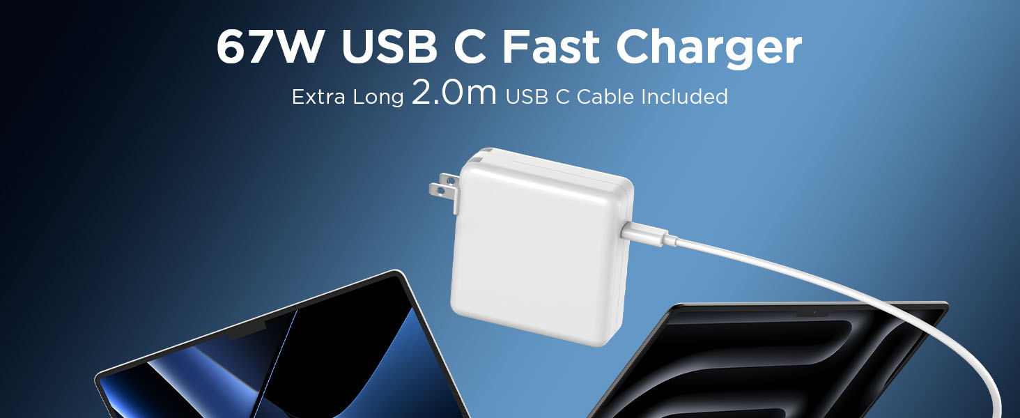 Charger for MacBook Air MacBook Pro 13 14 15 16 inch, M1 M2 M3 M4