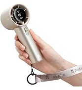 JISULIFE Handheld Fan Pro1S - High Speed Airflow: Up to 40h Runtime, Metal Body for Long-Term Use...