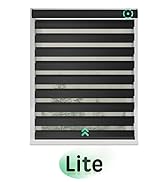 Yoolax Motorized Zebra Blinds for Windows, Smart Zebra Shades Work with Alexa Google via Hub, Mot...