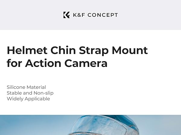 Action camera chin mount