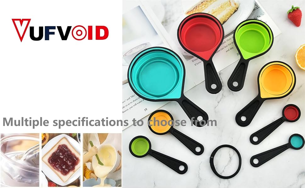Collapsible Silicone Measuring Cups