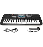 37 Key Upgrade Piano Keyboard for Kids Musical Toys Ages 3-5 Beginners Keyboard Piano with Microp...