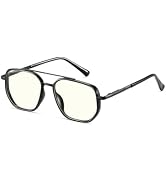 kimorn Blue Light Blocking Glasses for Women Men, Aviator Metal Frame Computer Glasses for Screen...