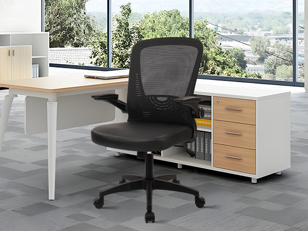 CLATINA Desk Chairs with Wheels, Ergonomic Rolling Mesh Office Chair