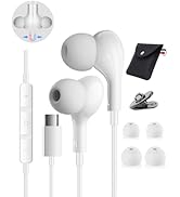 USB C Headphones Wired for iPhone 15 Plus 16 Pro Max 17 AIT Samsung Galaxy S26 S25 S24 S23 Ultra ...