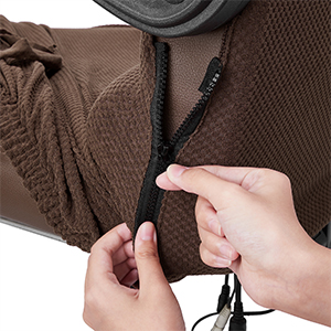 Upgraded Zipper of seat cover for office chair