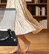 Retekess TR643 Vinyl Record Player, Wireless Turntable Player, 33/45/78 RPM 3 Speed, Auto Stop, R...
