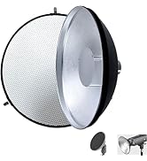 Godox Beauty Dish Photography AD-S3 Reflector for AD200PRO, AD360II Flash - Honeycomb Cover Inclu...