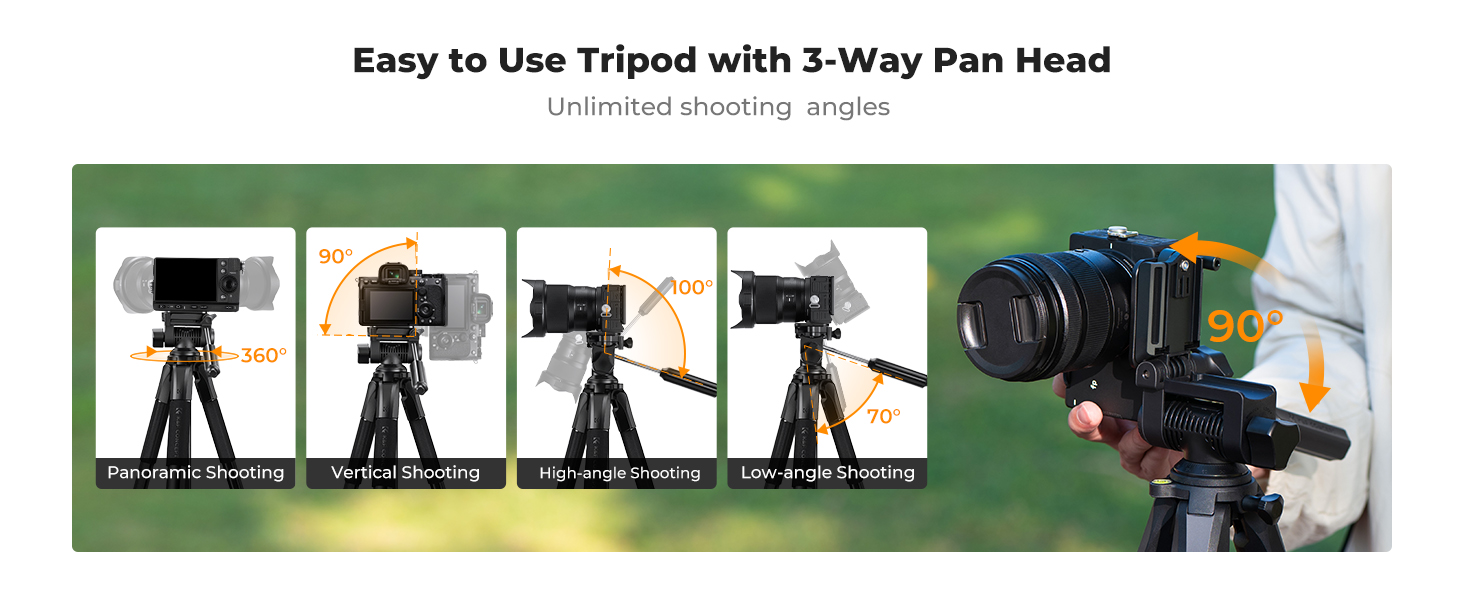 K&amp;amp;F CONCEPT camera video tripod