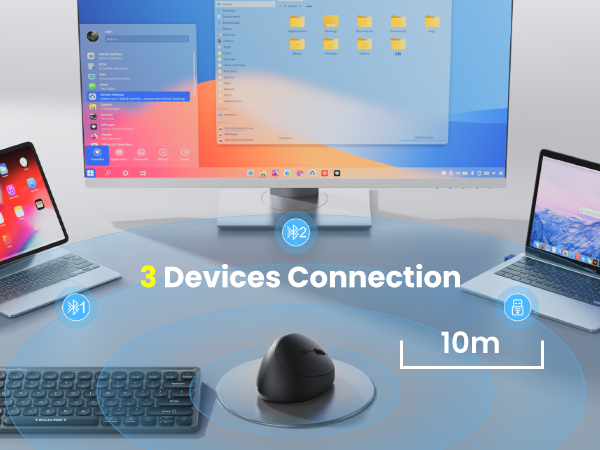 ergonomic bluetooth mouse
