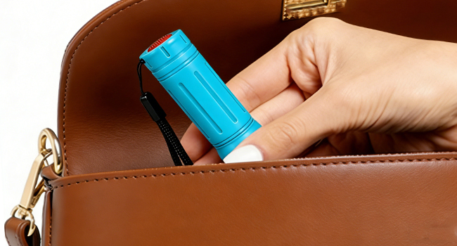 Small Multicolor Kids Flashlights with Lanyard