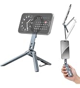 Magnetic Phone Tripod Mount,Aluminium Mini Tripod Pocket Cell Phone Stand with Cold Shoe Mount, 1...