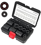 BILITOOLS External Torx Plus Socket Set, 6 Point EP Socket EP4-EP8, EP10-12, EP14, EP16, EP18, EP...