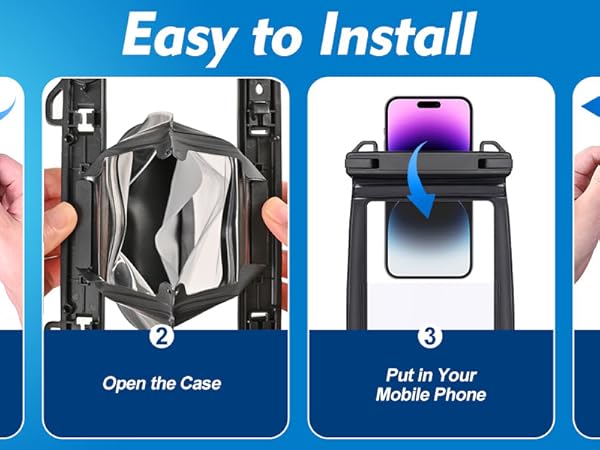 waterproof phone pouch