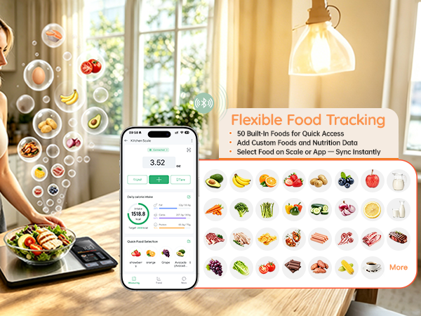 Food Scale with Nutritional Calculator