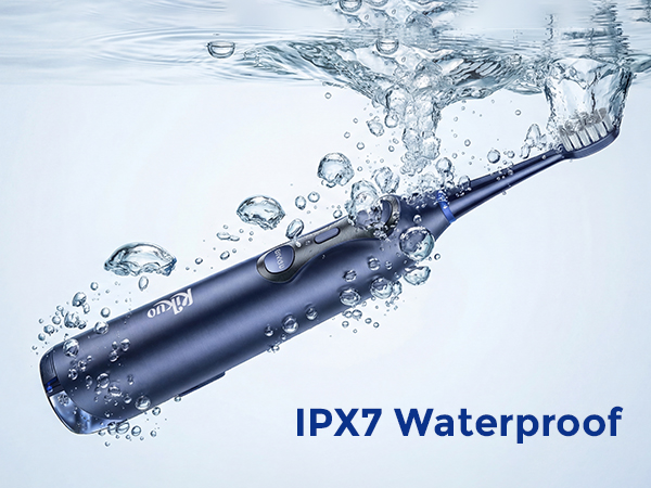 electric toothbrush with water flosser