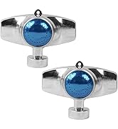 Hourleey 360 Degree Metal Spot Sprinkler, 2 Pack Circle Pattern Sprinkler with Gentle Water Flow ...