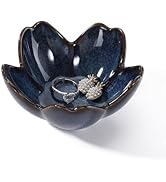 YZMICSTAR Flower Ring Dish Holder,Jewelry Dish Tray,Small Trinket Tray,Jewelry Plate Bowl,Key Bow...