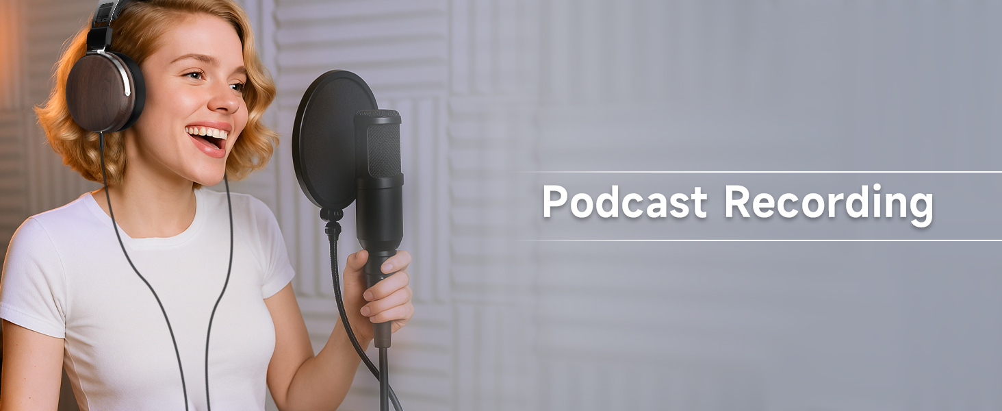 podcast recording, studio headphones, monitoring headset, closed-back, sound isolation