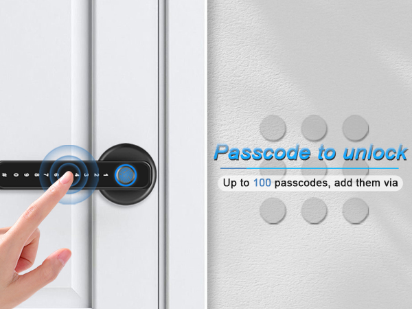passcode to unlock the door