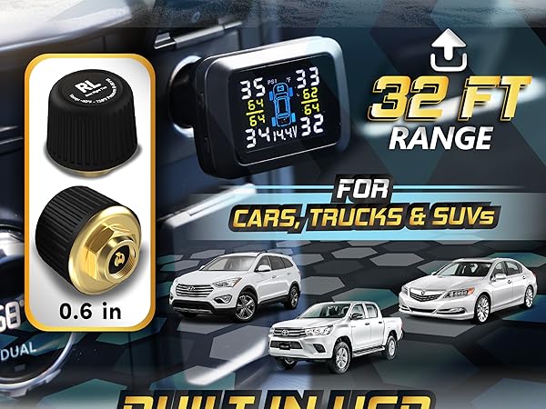 tpms sensors set of 4 tire pressure monitoring system tire pressure reader tire pressure monitoring