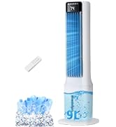 Uthfy Portable Air Conditioners, 41” Cooling Fans that Blow Cold Air with Dual Water Tank,120° Os...