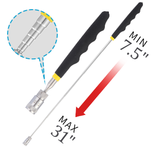 telescoping Magnetic Pickup Tool with led light