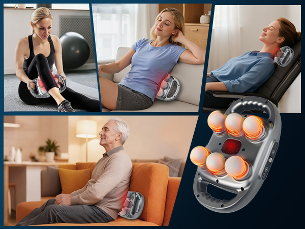 Massage Gun Deep Tissue,Back Massager, Neck&amp;amp; Shoulder Massager
