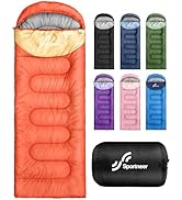 Sportneer Sleeping Bag for Adults &amp; Kids, Cold Weather 3–4 Season Camping Sleeping Bags with 32–6...