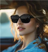 Fashion Large Fit Over Glasses Sunglasses