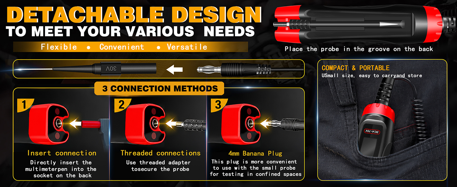 detachable design