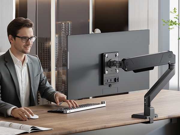 single arm monitor mount