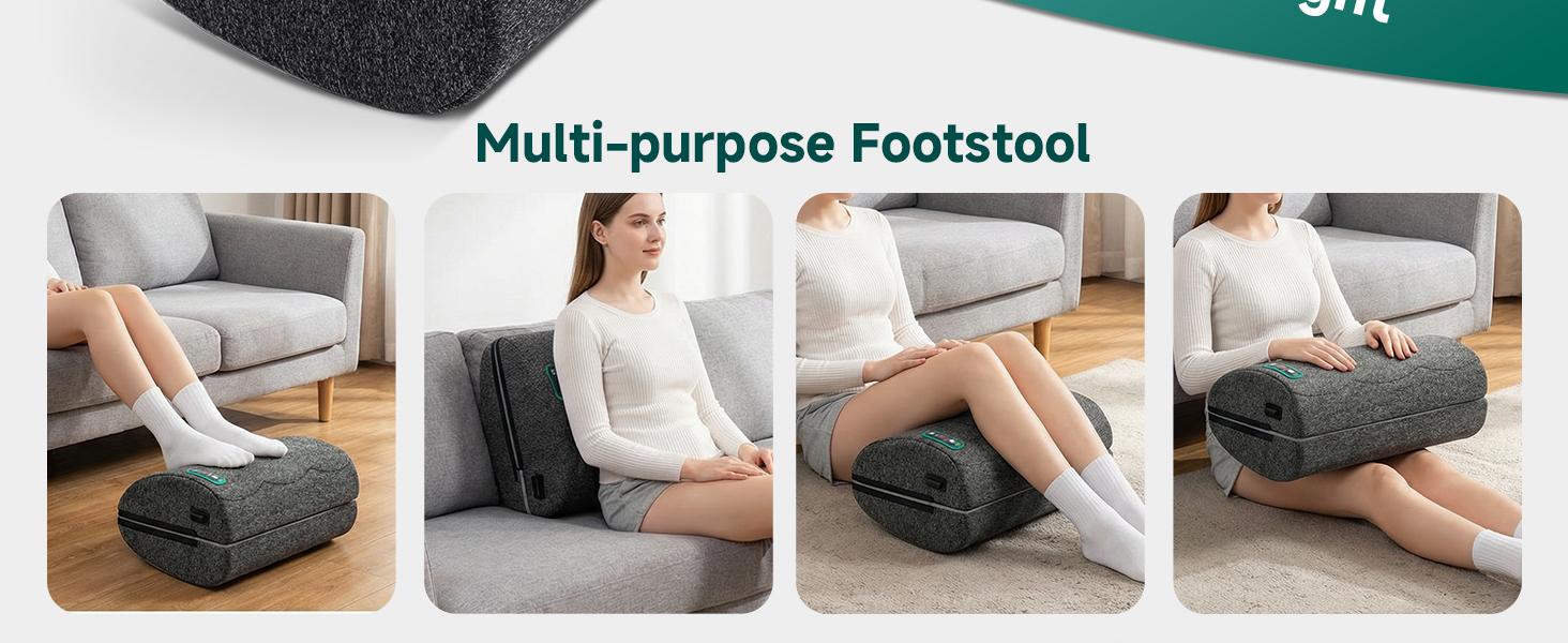 Foot Stool with Vibration Massage