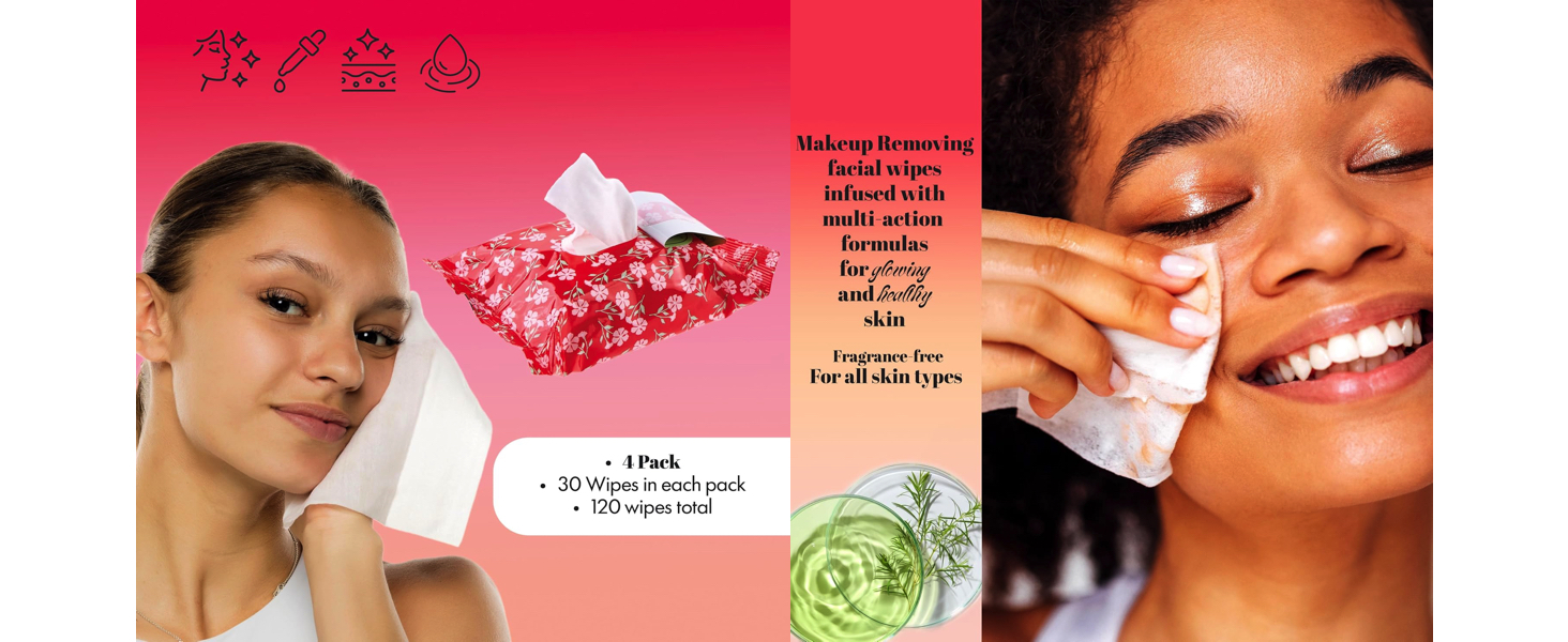 Active Botanical Facial Cleansing Towelettes