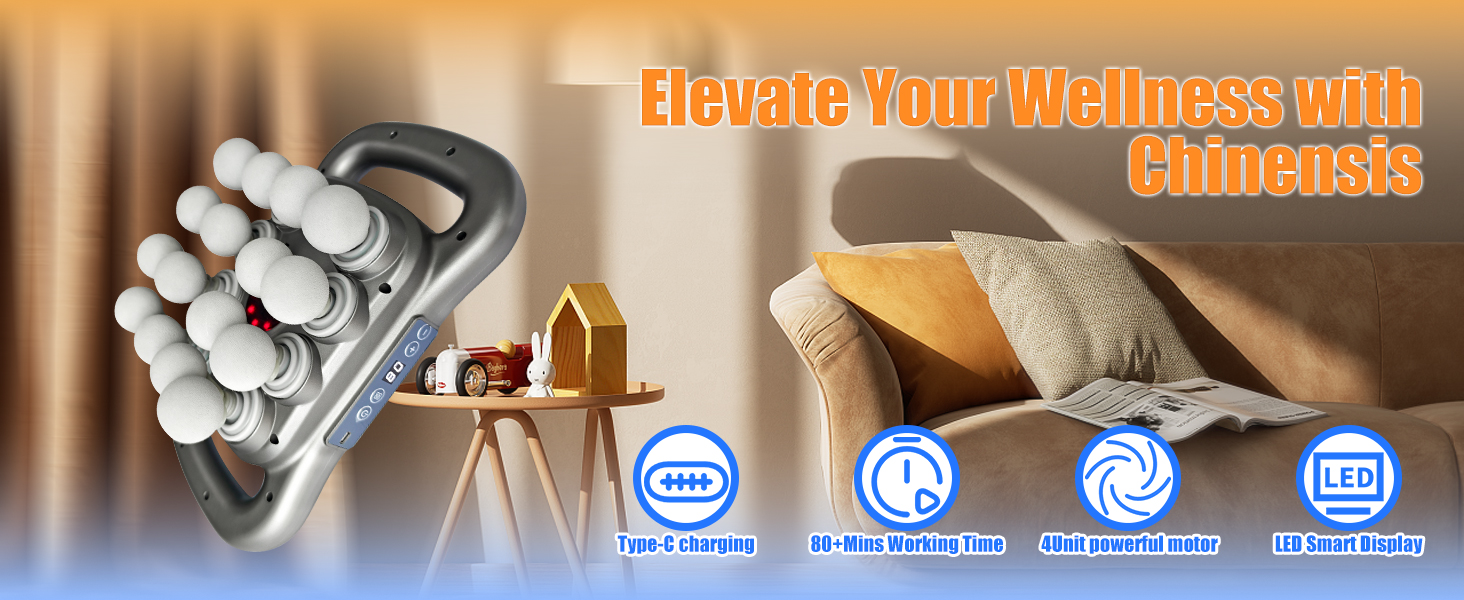 16 Head Massage Gun Deep Tissue